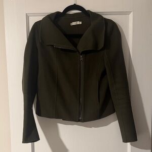 Vince Dark Green Wool Women's Blazer